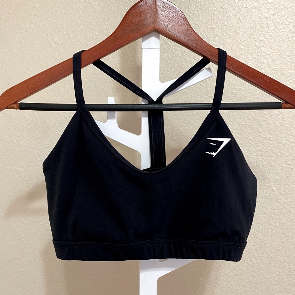 Black Small Gymshark sports bra